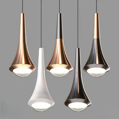 Multi Tier Crystal Pendant Light 3d model