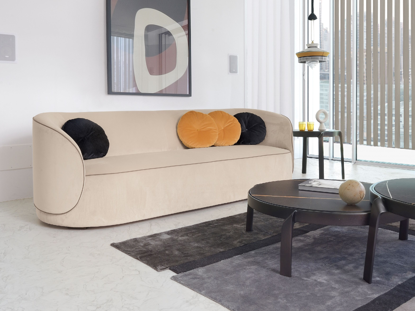 Modern Three-seater Sofa