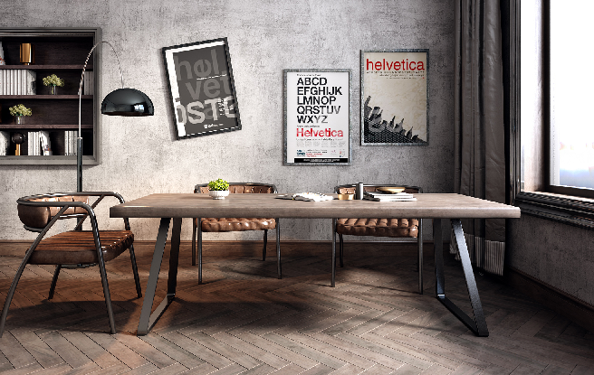 Modern Dining Table & Chairs Set