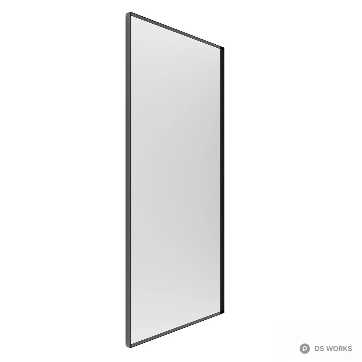 Minimalist Frame Mirror 3d model thumbnail 3