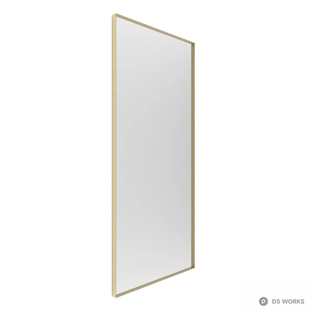 Minimalist Frame Mirror 3d model thumbnail 2