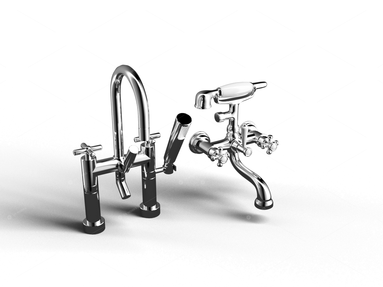 Faucet Handles 3D Models