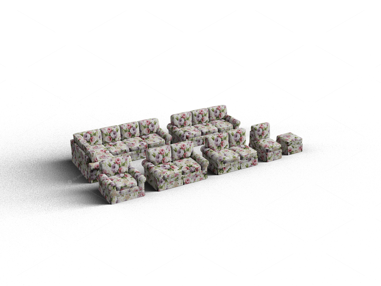 Furniture Sets 3D Models