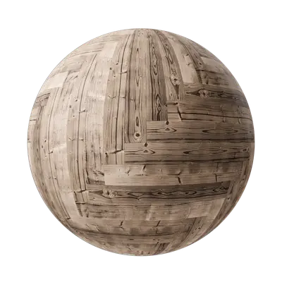 Black and yellow herringbone parquet