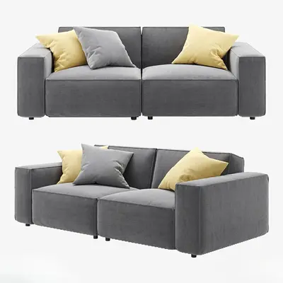 Scandinavian Two-seater Sofa