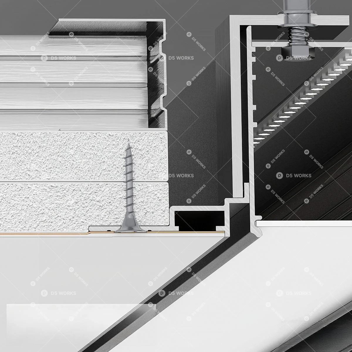 Linear Light 3d model thumbnail 4