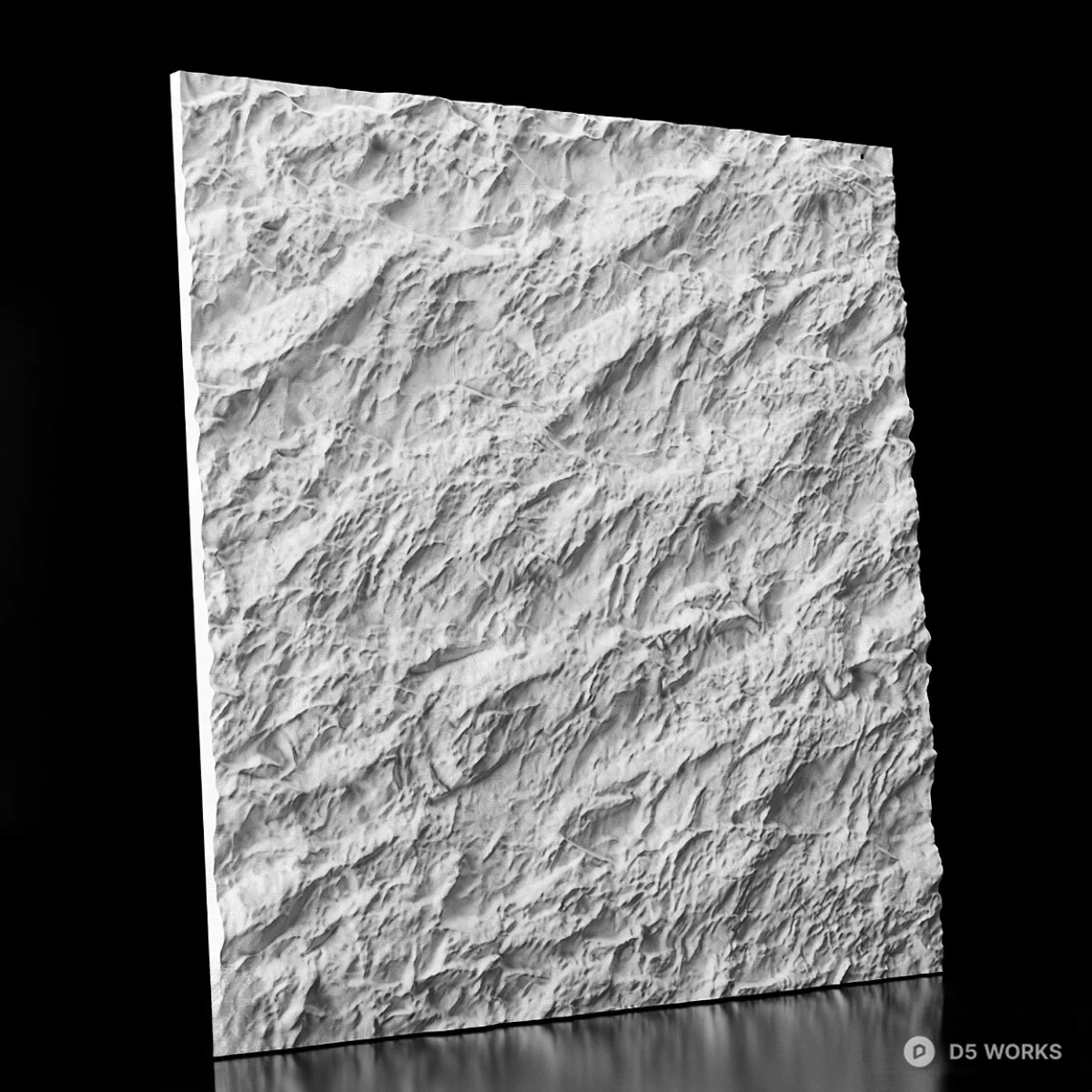 Textured Wall Panel 3d model thumbnail 4