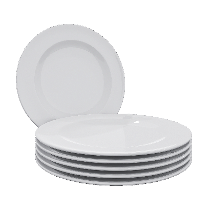 Tableware a stack of discs 