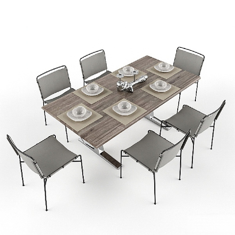 Modern Dining Table & Chairs Set
