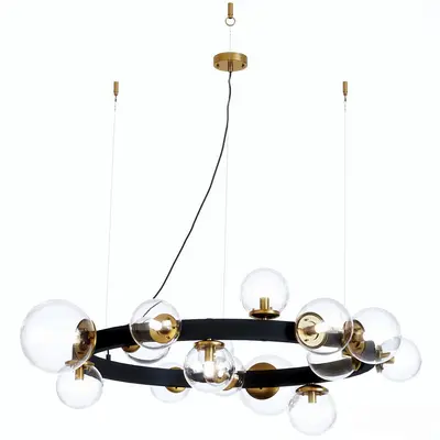 Modern Orb Cluster Chandelier 3d model