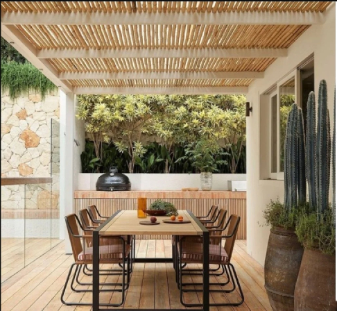 Modern Southeast Asian Residential Courtyard