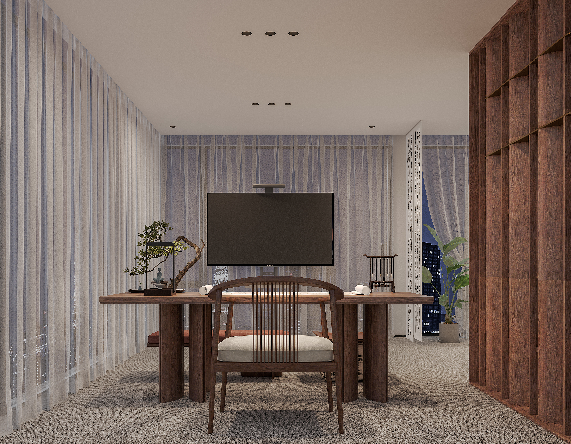Classical Chinese Office Area