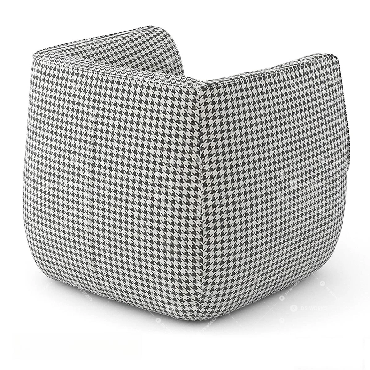 Modern Single Sofa 3d model thumbnail 3