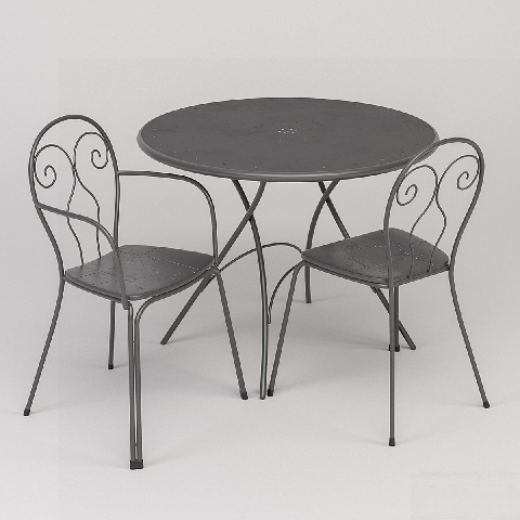Modern Outdoor Table & Chairs Set