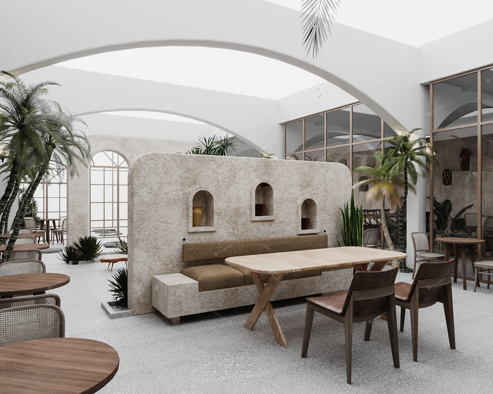 Restaurant Spaces 3D Models 4