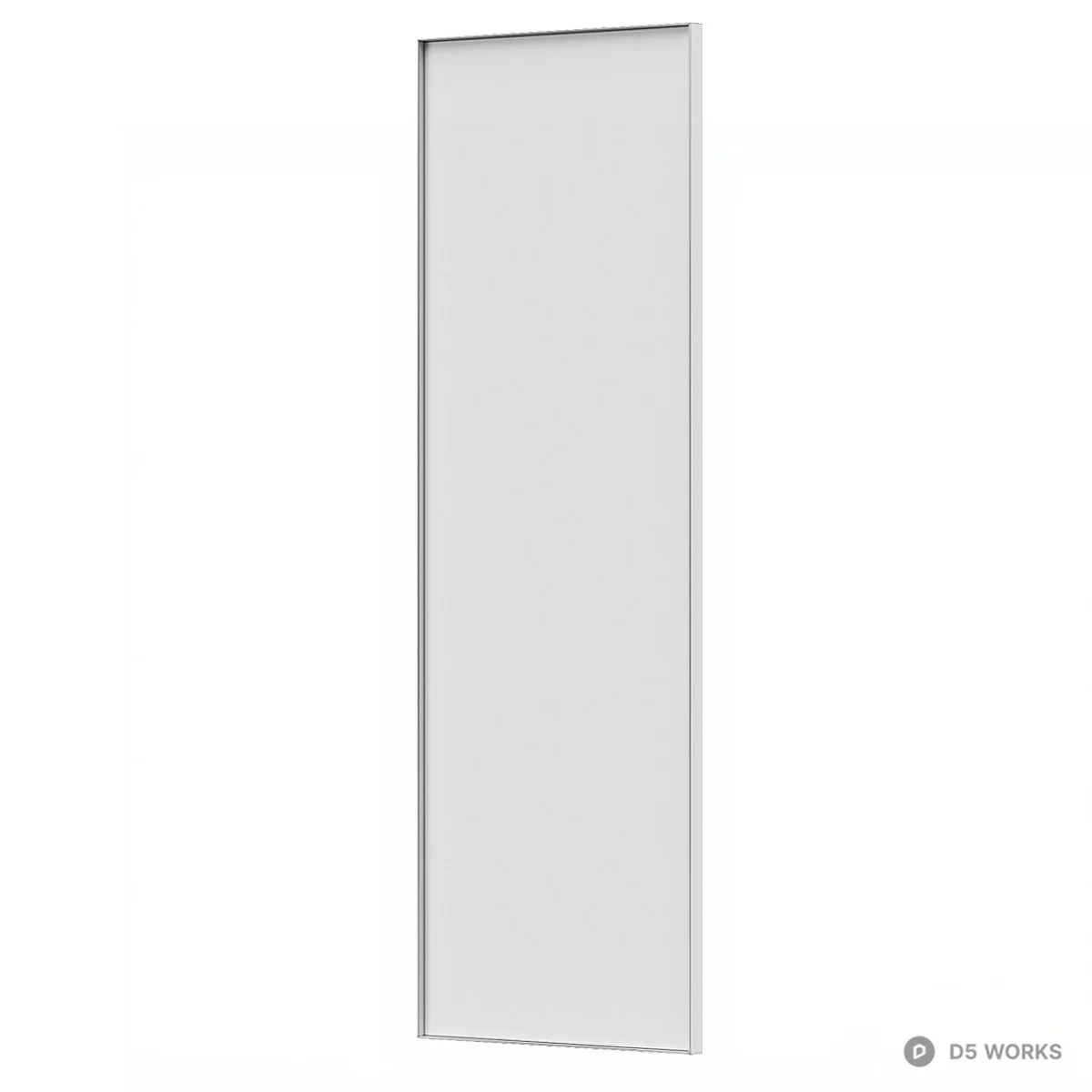 Minimalist Frame Mirror 3d model thumbnail 3