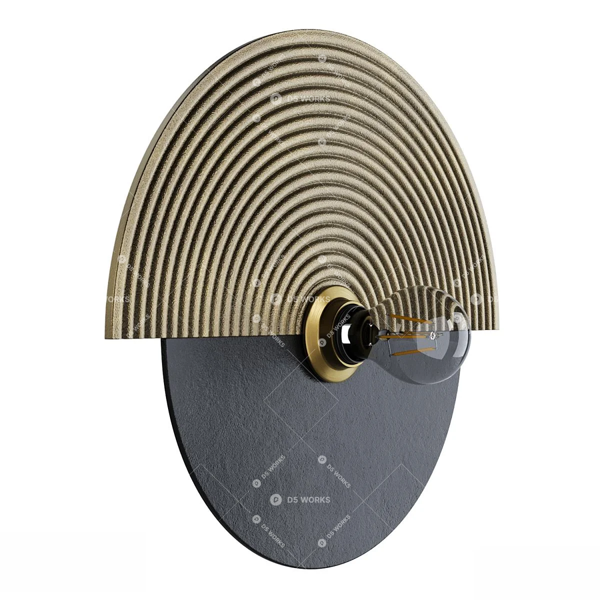 Wall Lamp 3d model thumbnail 2