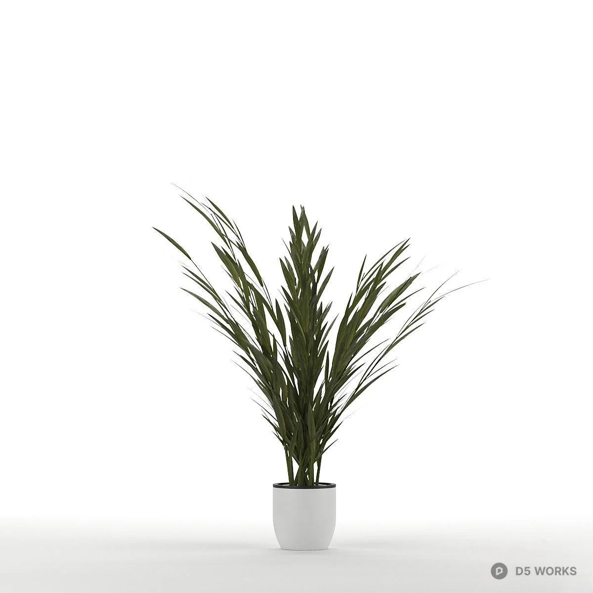 Minimalist Potted Plant Set 3d model thumbnail 3