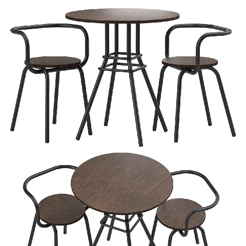 Modern Outdoor Table & Chairs Set