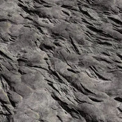 Dark Mossy Cliff Rock