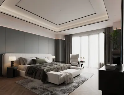 Modern Home Bedroom 3d model