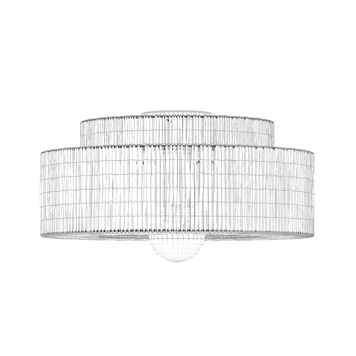 Flush Mount Lights 3D Models 2