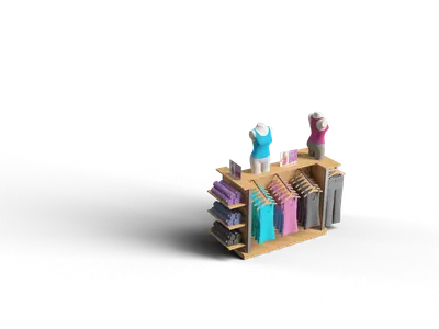 Modern Display Shelves