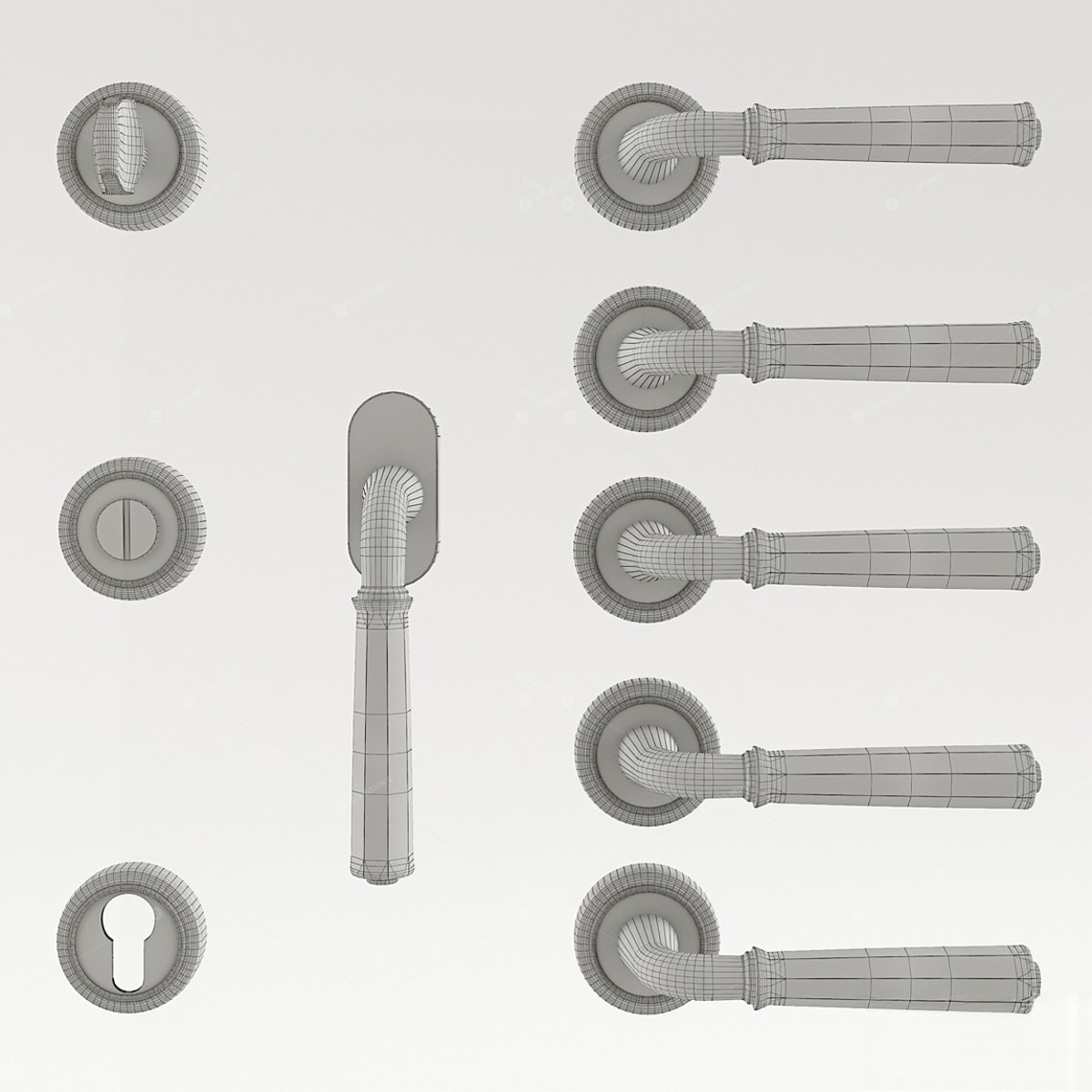 Faucet Handles 3D Models 5