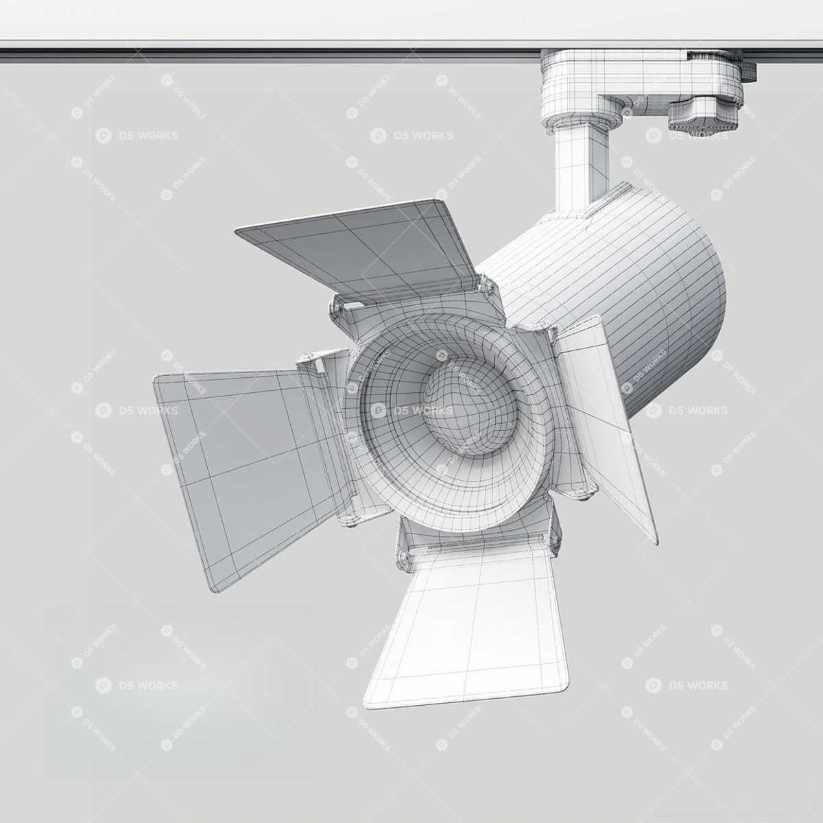 Spotlight 3d model thumbnail 3