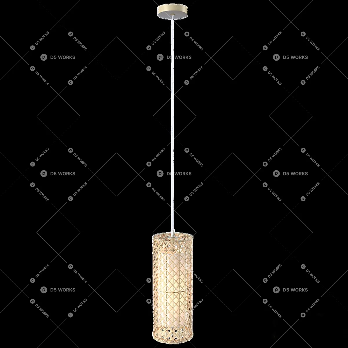 Bohemian Pendant Light 3d model thumbnail 2