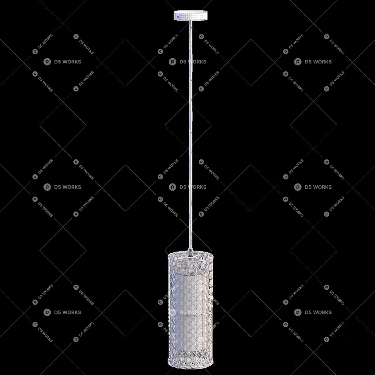 Bohemian Pendant Light 3d model thumbnail 3