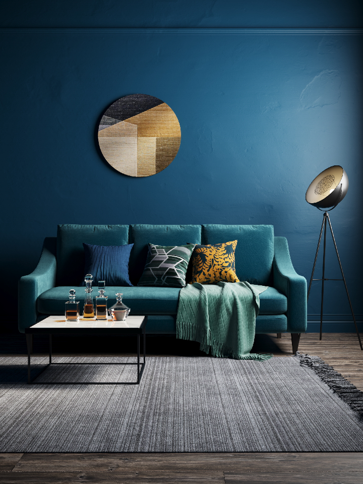 Modern Three-seater Sofa