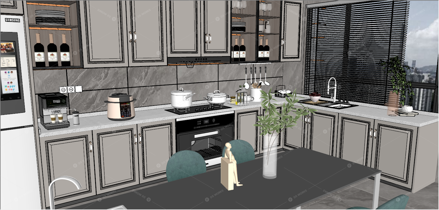 Kitchens 3D Models 4