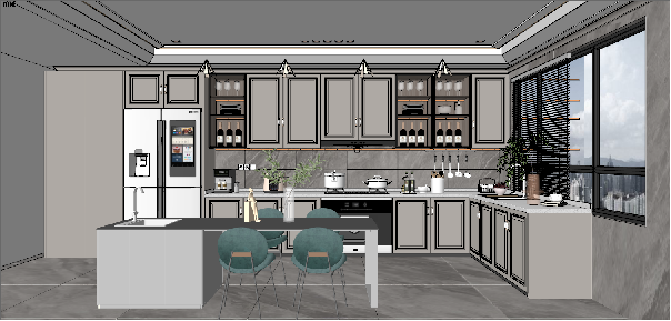 Modern Open Kitchen