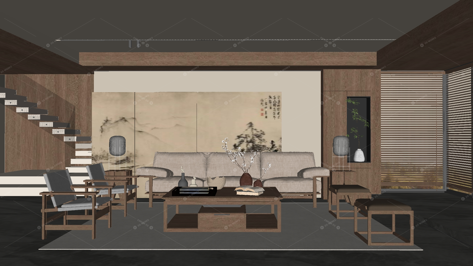 Living Rooms 3D Models