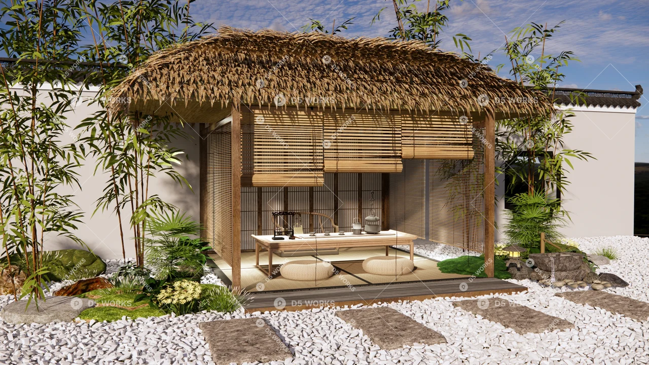 Landscape Pavilion 3d model thumbnail 6