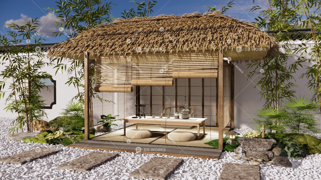 Landscape Pavilion 3d model thumbnail 5