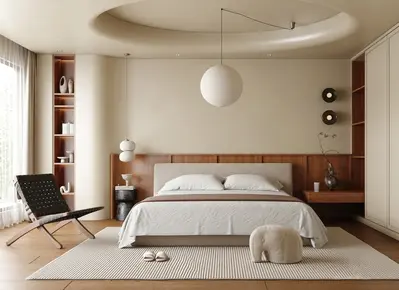 Mid-Century Modern Home Bedroom