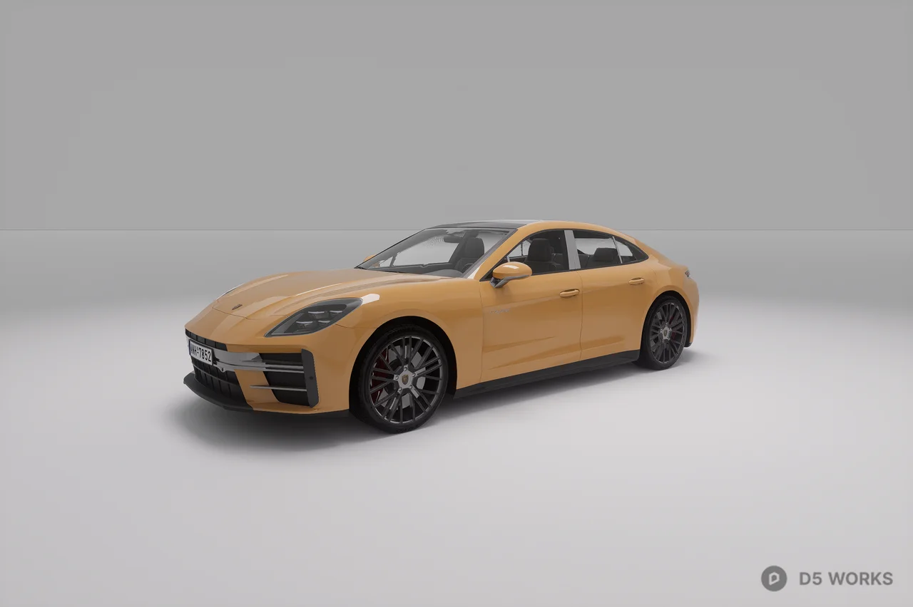 Luxury Sedan Car 3d model - Image 1