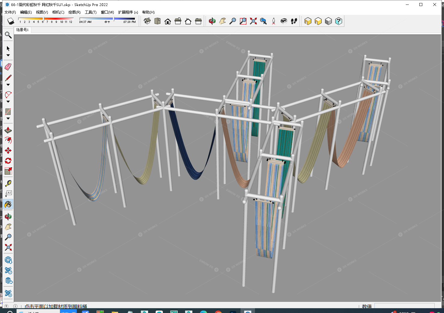 Art Installations, Landscape Ornaments 3D Models 3