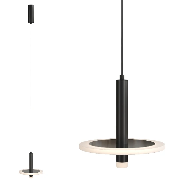 Minimalist Halo LED Pendant Light 3d model