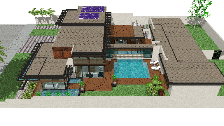 Modern Homestay Building