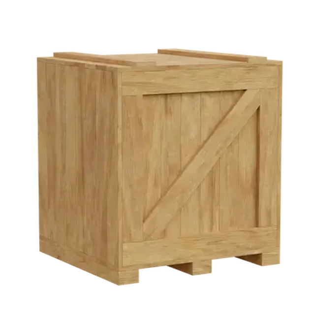 Realistic Wooden Shipping Crate 3d model