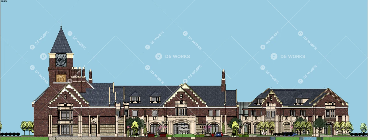 Residential Buildings 3d model thumbnail 2