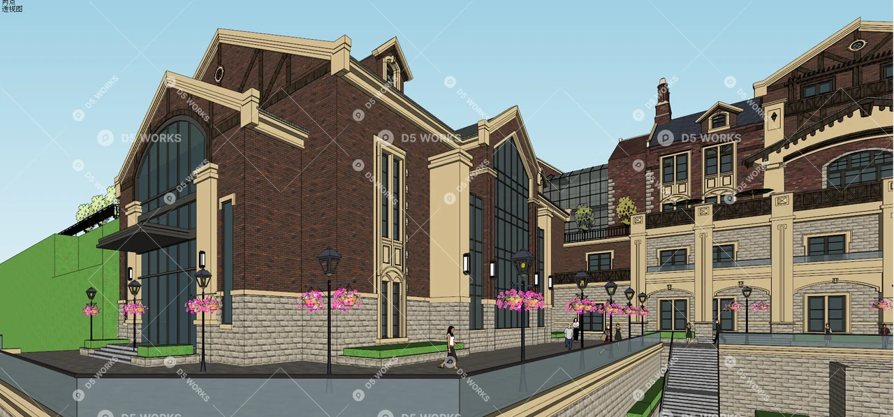 Residential Buildings 3d model thumbnail 4