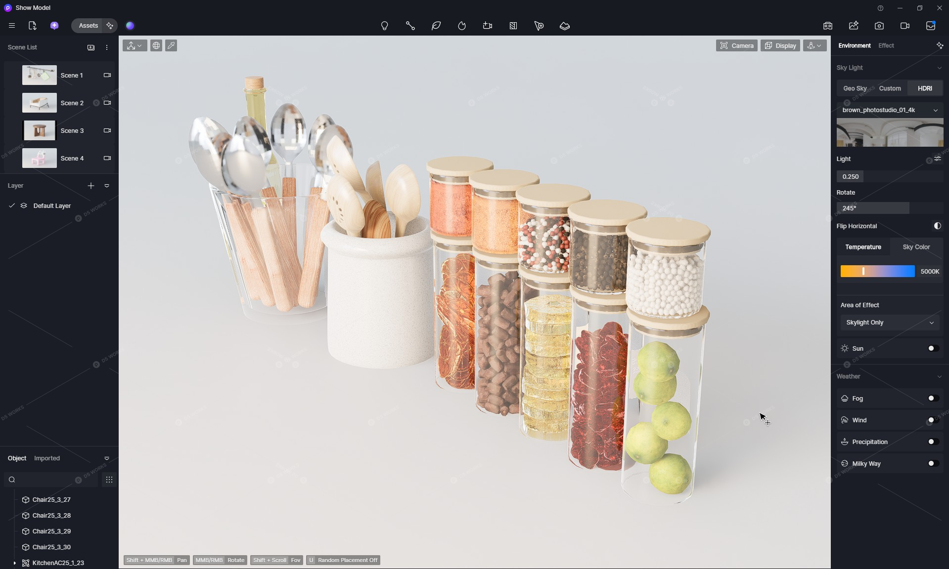 Condiments 3D Models