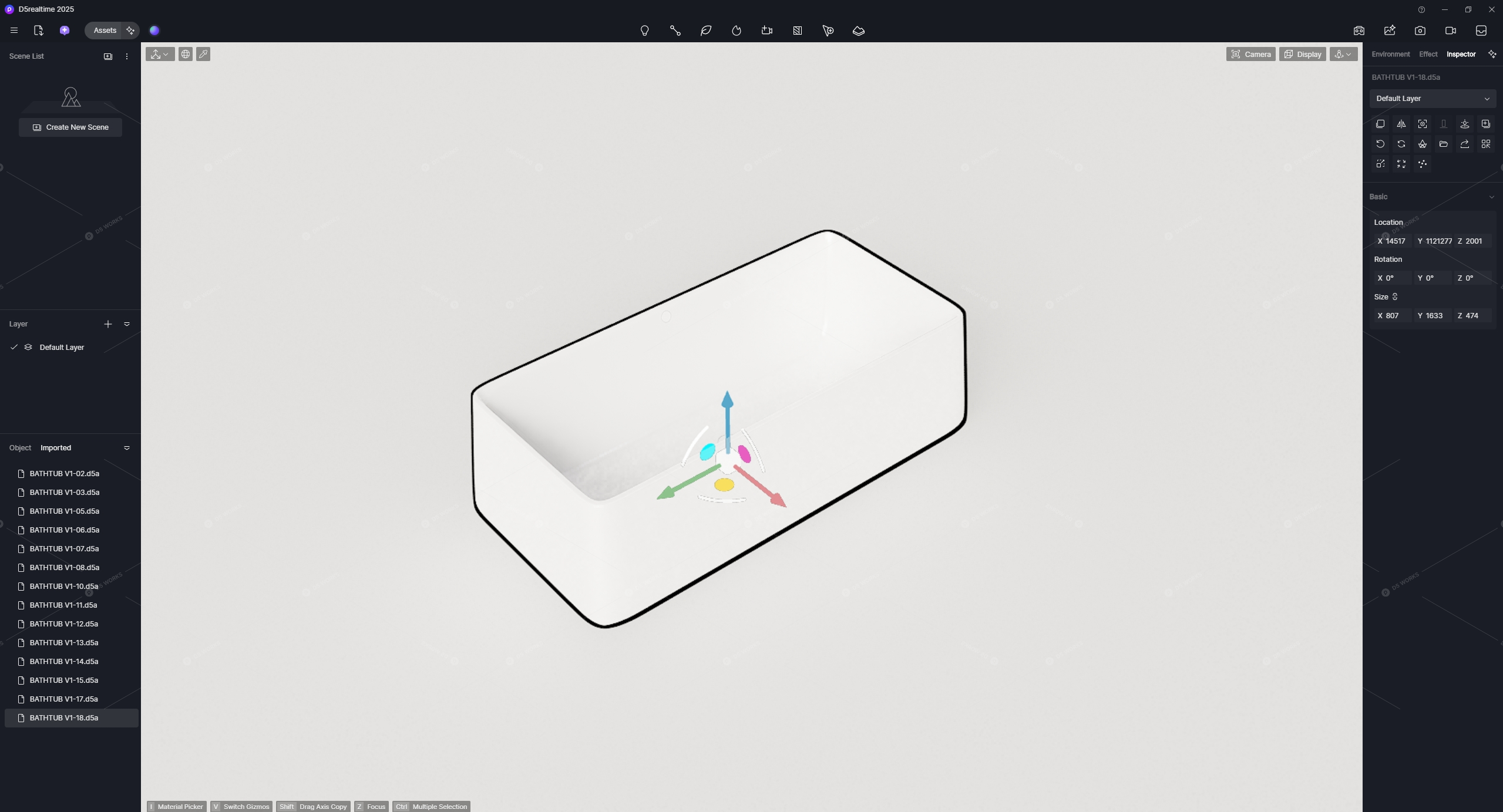 Bathtubs 3D Models 2