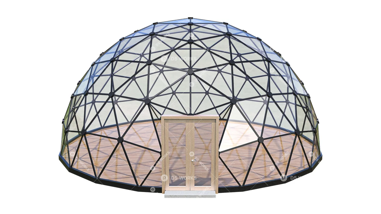 Modern  Landscape Structures 3d model thumbnail 6