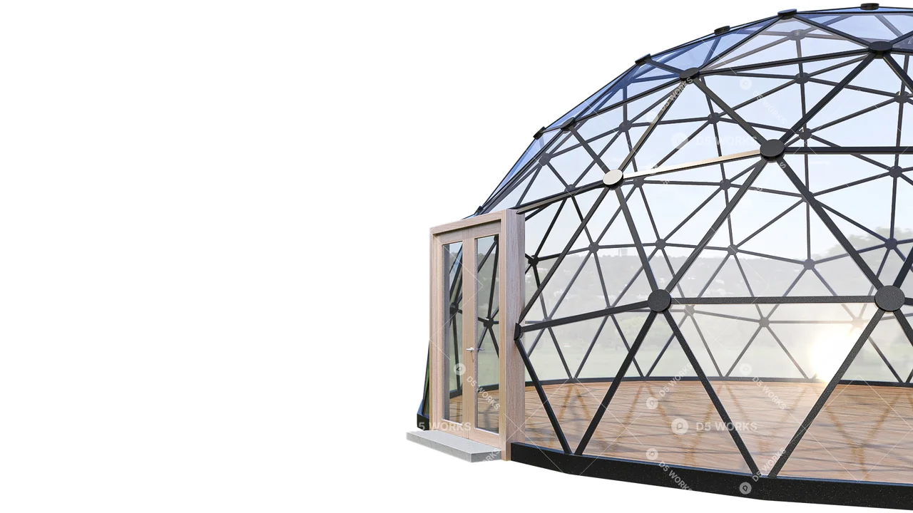 Modern  Landscape Structures 3d model thumbnail 10