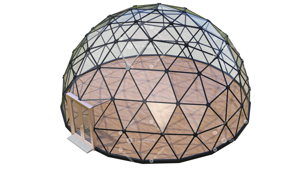 Modern  Landscape Structures 3d model thumbnail 9